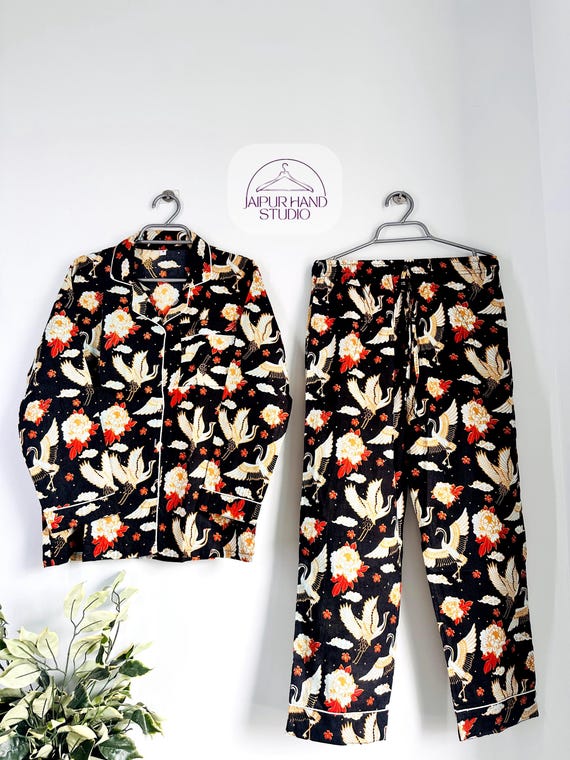Cotton PJ sets, Lightweight Cotton pajamas, Summer pajamas for women, Cotton nightwear, Women's cotton PJ sets, Gift For Her