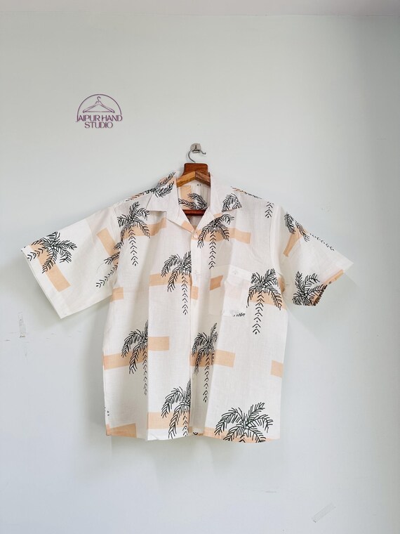 Green plant print block print shirt| Handmade women wear shirt| Home wear shirts | women sleepwear shirts | Bridesmaid shirts | Gift for her