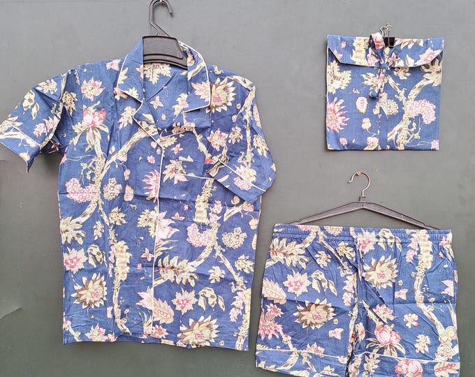 Short sleeve Pajama sets, Fall Pajama sets PJ sets, Bridesmaid Pajama sets, Cotton sleepwear, Lightweight cotton pajamas, Bridesmaid gifts