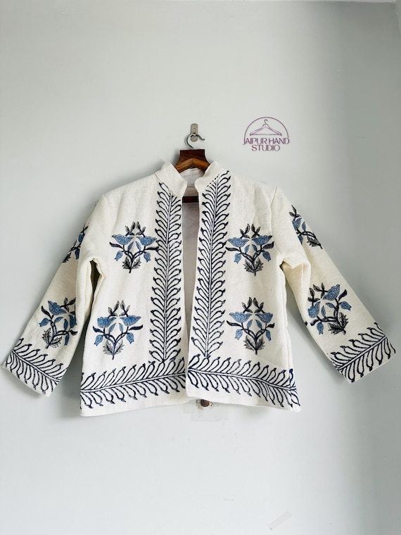 Hand block print cotton jackets | Women winter wear jackets | Handmade jackets | Party wear coat | Bridesmaid jackets | Gift for Christmas.