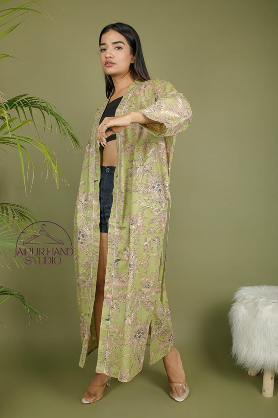 Cotton kimono robes | Women wedding wear robes | Bridesmaid robes | Printed cotton robes | party wear dressing gown | Gift for Christmas.