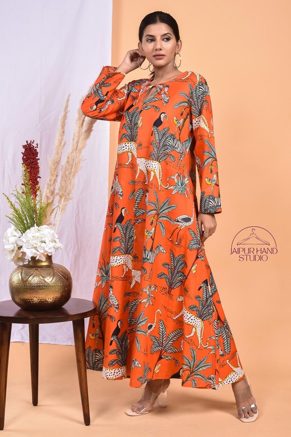 Unique design cotton kimono| Unisex kimono bath robe | Boho kimono robe | women Christmas wear robe | floral print robe | Gift for Christmas