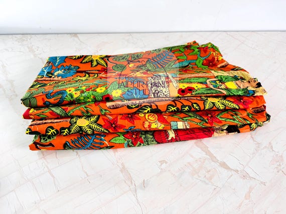 100% Soft & Pure Cotton Indian Fabric By The Yard, Frida Kahlo Print Handmade Fabric, Printed Fabric, Women's Clothing, Upholstery Fabric.