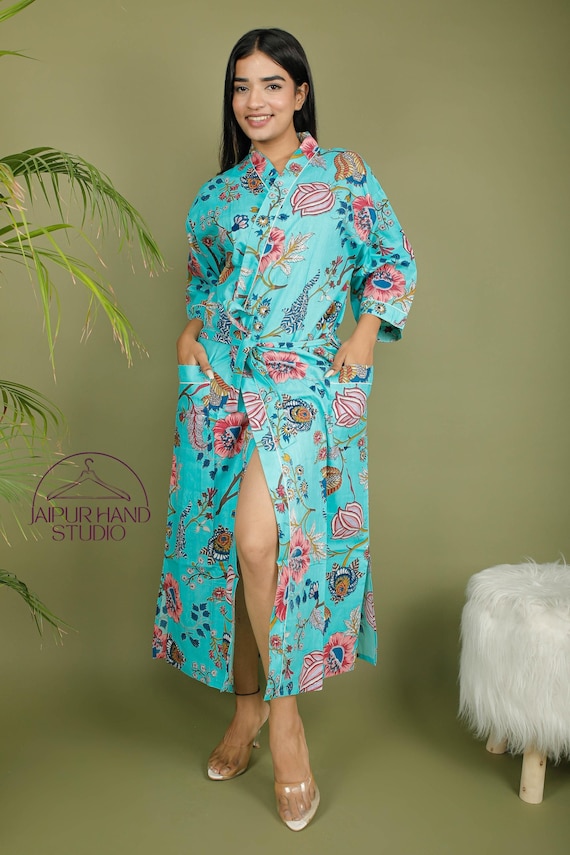 Women wear dressing gown | Unisex bath robes | Women wear kimono | Long sleeve kimono robes | Bridesmaid kimono robes | Gift for Christmas.