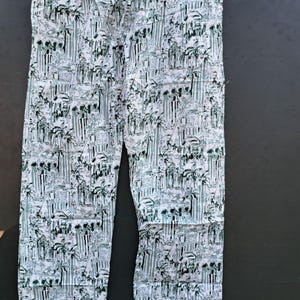 Coffee Floral Print Yarn-Dyed Cotton Kimono Pajama Set main image 0