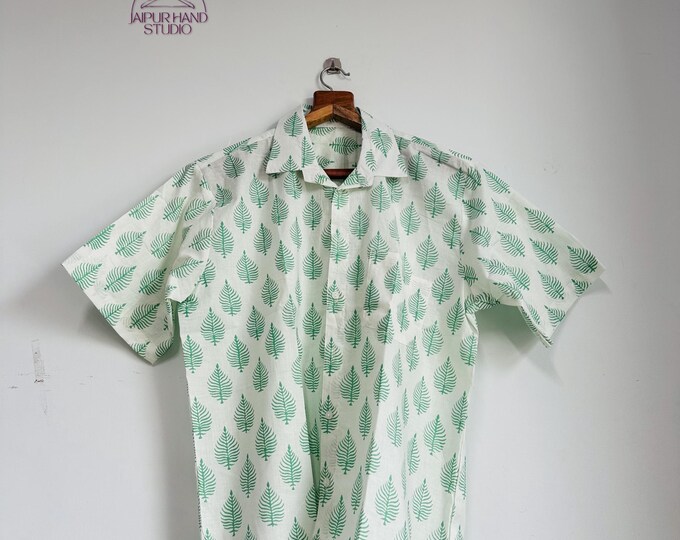 White and green color soft cotton shirts | Bridesmaid shirts | Women wear half and full shirts | women sleepwear shirts | Gift for her.