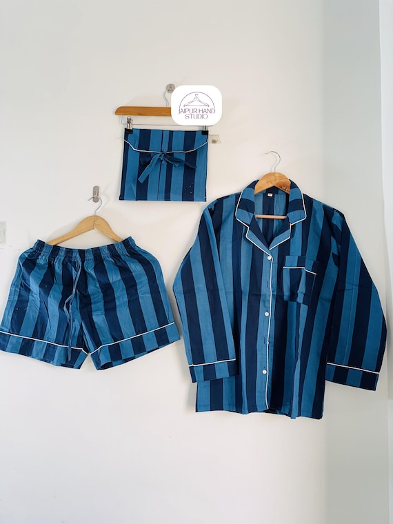 Women wear cotton shorts and shirts| Handmade women sleepwear | Summer wear pajamas | Beach wear Pj | Bridesmaid PJ set | Gift for Christmas