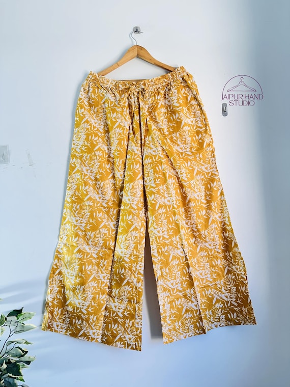 women wear comfortable cotton pants| Handmade palazzos | Boho cotton summer wear pajama | Women yoga pants | Bridesmaid pants | Gift for her