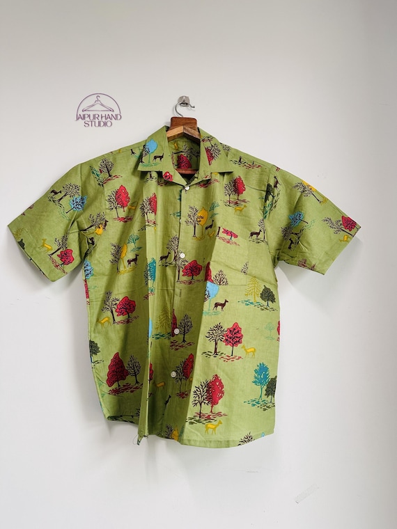 Hand block print cotton shirts | Beautiful animal and floral print shirts | Home wear shirts | Women sleepwear shirts | Gift for her.