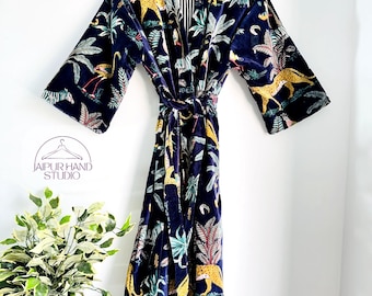 Mom's Gifts, Velvet Jacket, Kimono Robe, Reversible Jacket, Winter Wear Velvet Jacket Robes, Long Kimono Bathrobe, Velvet Jackets Coat.