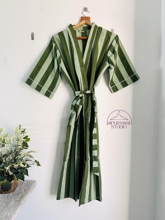 women summer wear soft cotton robes | Beach wear robes | women morning tea robe | Long sleeve robe | Bridesmaid robes | Gift for Christmas.
