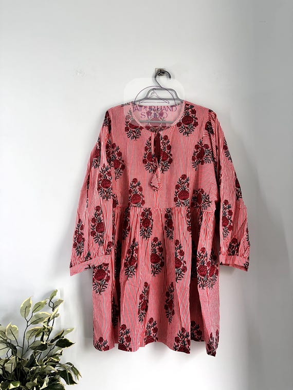Ladies floral print Midi Dress | Stylish Puff long Sleeve Vest Idos | Fashionable Streetwear Outfit , gift for her, gift for christmas
