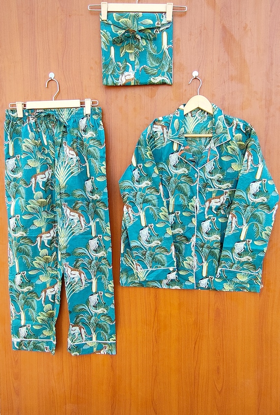Leopard Print Bridesmaid Short Pajama Set | Pajama Shirt | Bridesmaid PJs | Cotton Pajamas Bridesmaid Pajama Set Bridesmaid Gifts For Hare