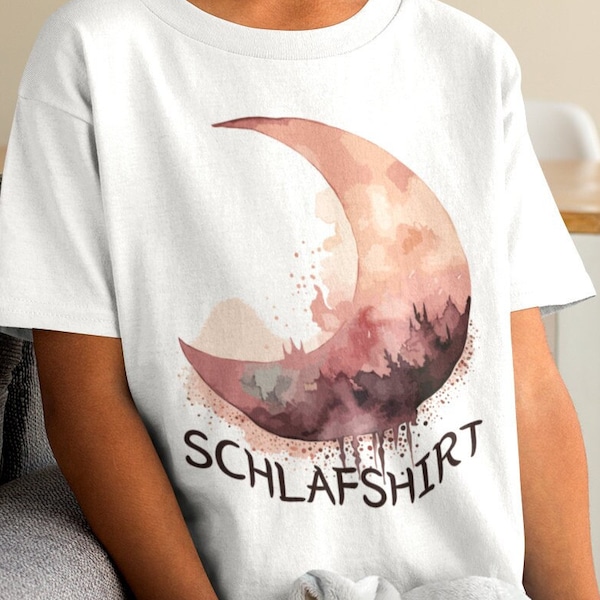Kinder T-Shirt Gr. XS-XL Schlafshirt für Mädchen u. Jungen als Geschenkidee // Schlafanzug Pyjama //