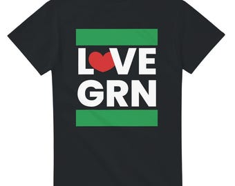 LOVE GREEN T-Shirt Sizes S-5XL Women Men Miscellaneous / Gift Idea / Green Traffic Light / Demonstration Climate Activist Green Politics / Shirt UNISEX