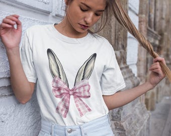 Easter Bunny Ears T-Shirt for Women and Men / Gift Idea / Easter Bunny / Happy Easter / UNISEX / Easter Motif / Easter Shirt