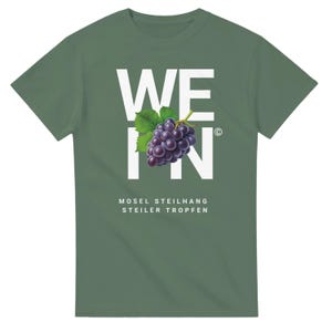 Mosel Wine T-Shirt for women, men, wine lovers, lovers, grape juice lovers as a gift idea - gift - party shirt