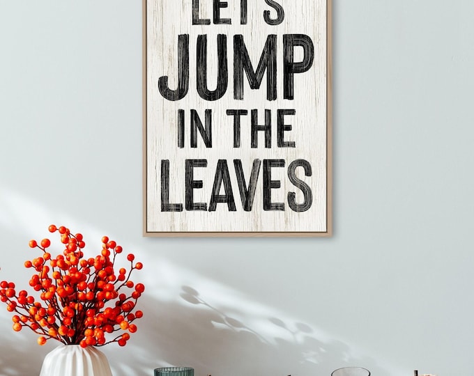 Autumn Wall Decor, Fall Wall Decor, Farmhouse Fall, Leafy Wood Sign, Cozy Seasonal Art, Harvest Home Decoration, Distressed Framed Hanging