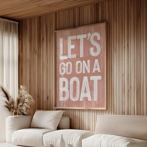Coastal Boat Sign - Vintage Look for Beach House Decor