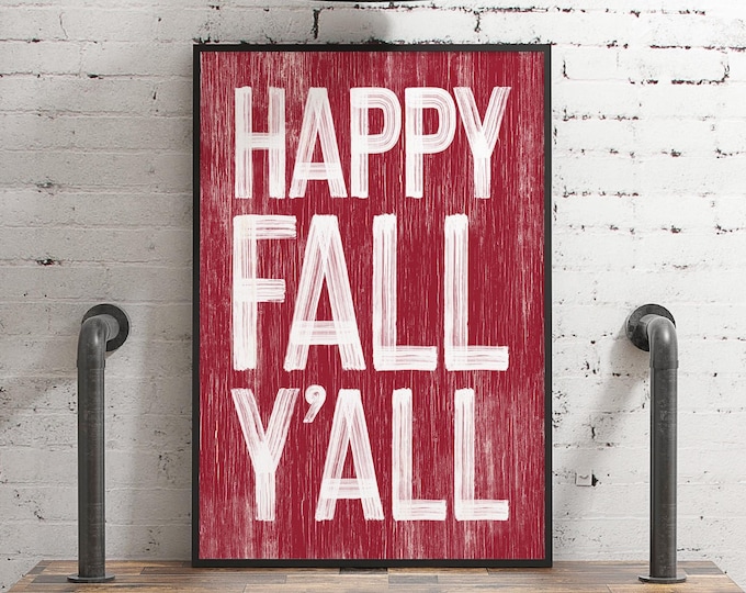 Farmhouse Harvest Wall Hanging - Rustic Fall Decor, Distressed Wood
