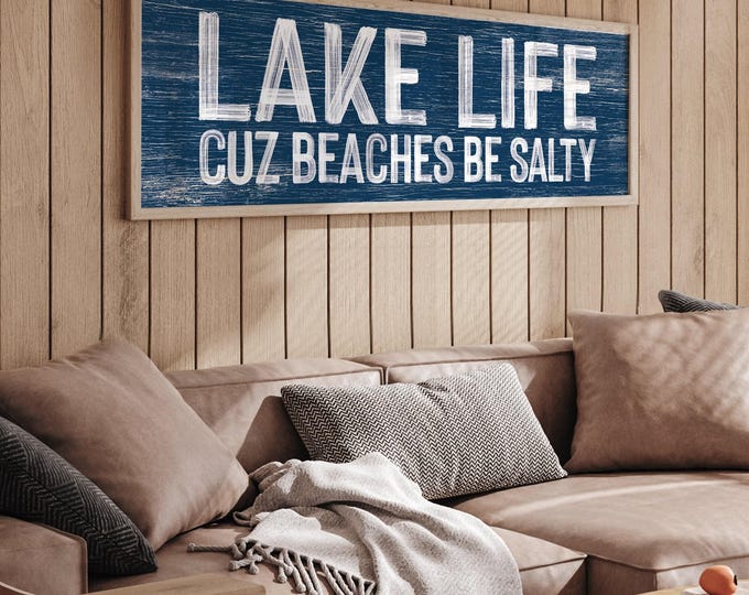 Lake House Wall Decor: Nautical Driftwood Style - Rustic Wood