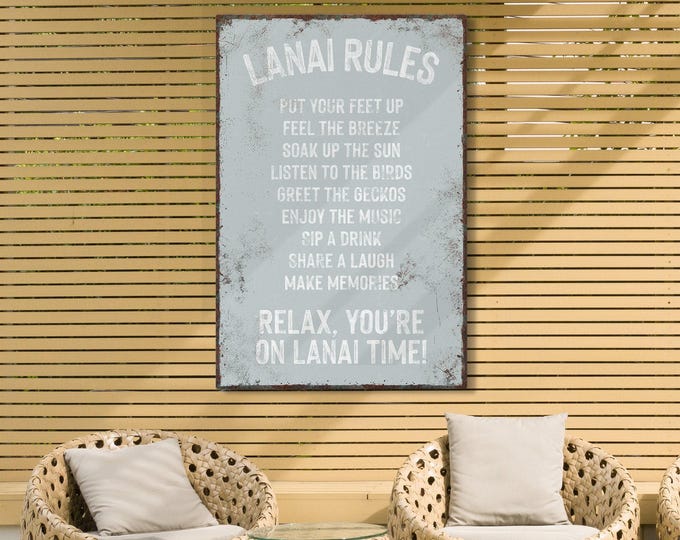 Outdoor Patio Sign: Retro Tiki Bar Art - Weatherproof Aluminum