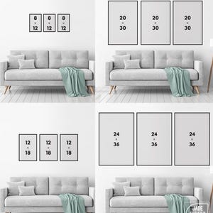 Conchas marinas y olas, arte abstracto para pared en gran formato, playa y olas, decoración playera. imagen 9