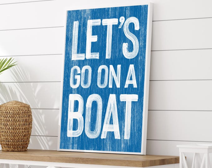 Retro Nautical Wall Sign - Beach House or Patio Decor