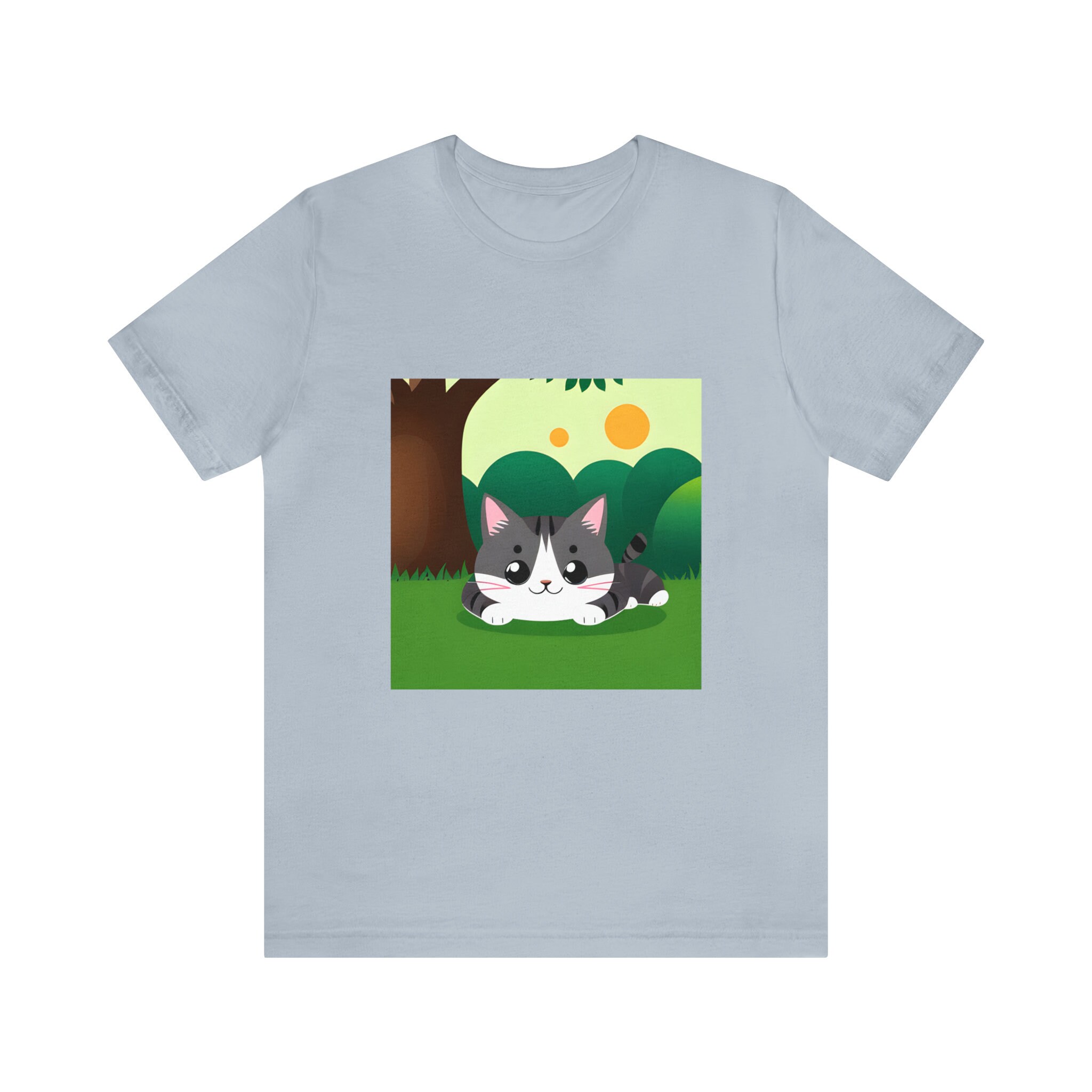 【CPGN STUDIO】24SS★ DTP SWEET CAT Short Sleeve Tee Sweet Cat Design Unisex Jersey Short Sleeve Tee - Etsy