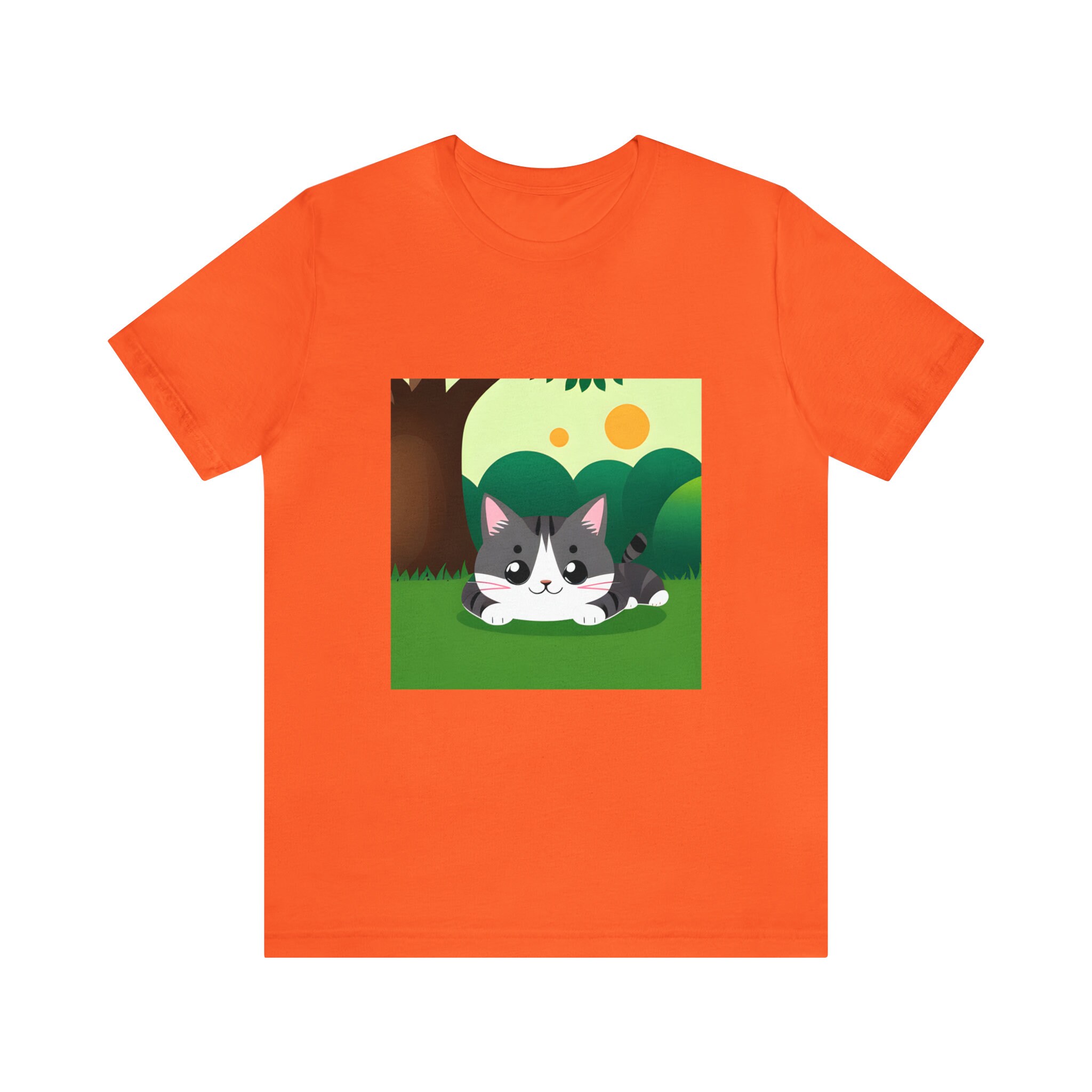 【CPGN STUDIO】24SS★ DTP SWEET CAT Short Sleeve Tee Sweet Cat Design Unisex Jersey Short Sleeve Tee - Etsy
