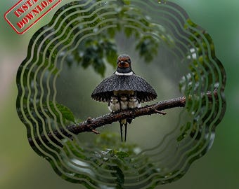 Mother Swallow PNG, Protective Bird Art, Family Love Wall Decor, Rainy Nature Sublimation, Inspirational Digital Download
