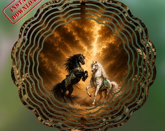 Friesian Horse PNG, Black and White Horse Art, Luxury Equestrian Wall Decor, Majestic Horse Printable, Western Horse Digital Download