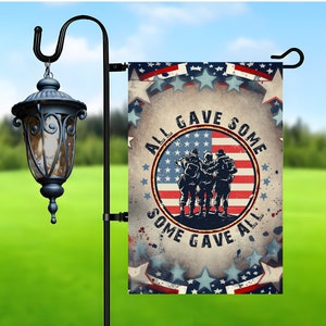 Design per sublimazione della bandiera da giardino, All Gave Some Design per bandiera da giardino, Never Forget Png per sublimazione, Download digitale della bandiera da giardino 12x18 Png