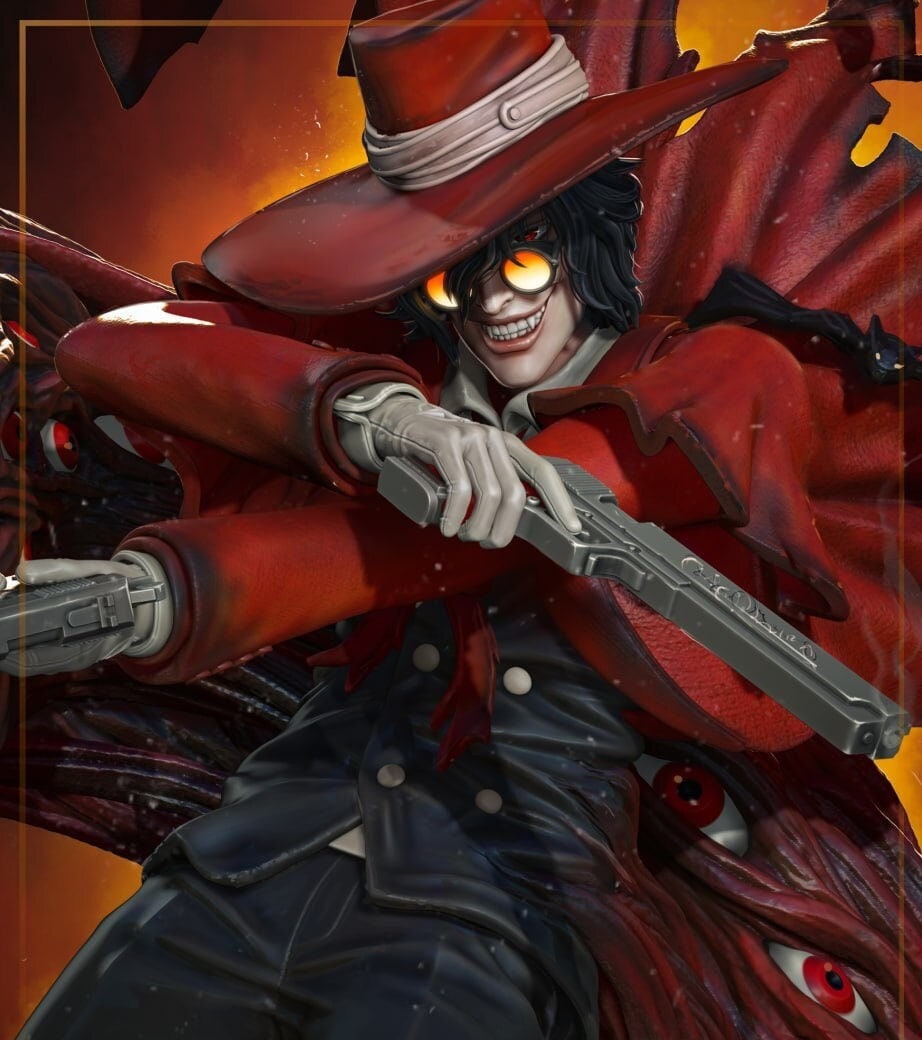 Anime Hellsing Alucard Vampire Hunter Tailored Cosplay Costume Ultimate  Vampire Halloween Clothes Full Set Custom Made