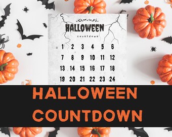 Halloween Countdown, Days Until Halloween, Halloween Decoration