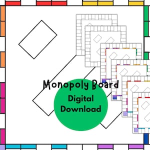 Monopoly, Monopoly-Vorlage, Monopoly Go, Monopoly-Spiel, Monopoly-Brett, Monopoly-Spiel, Benutzerdefiniertes Monopoly-Vorlagenspiel, Monopoly-bearbeitbares Tem