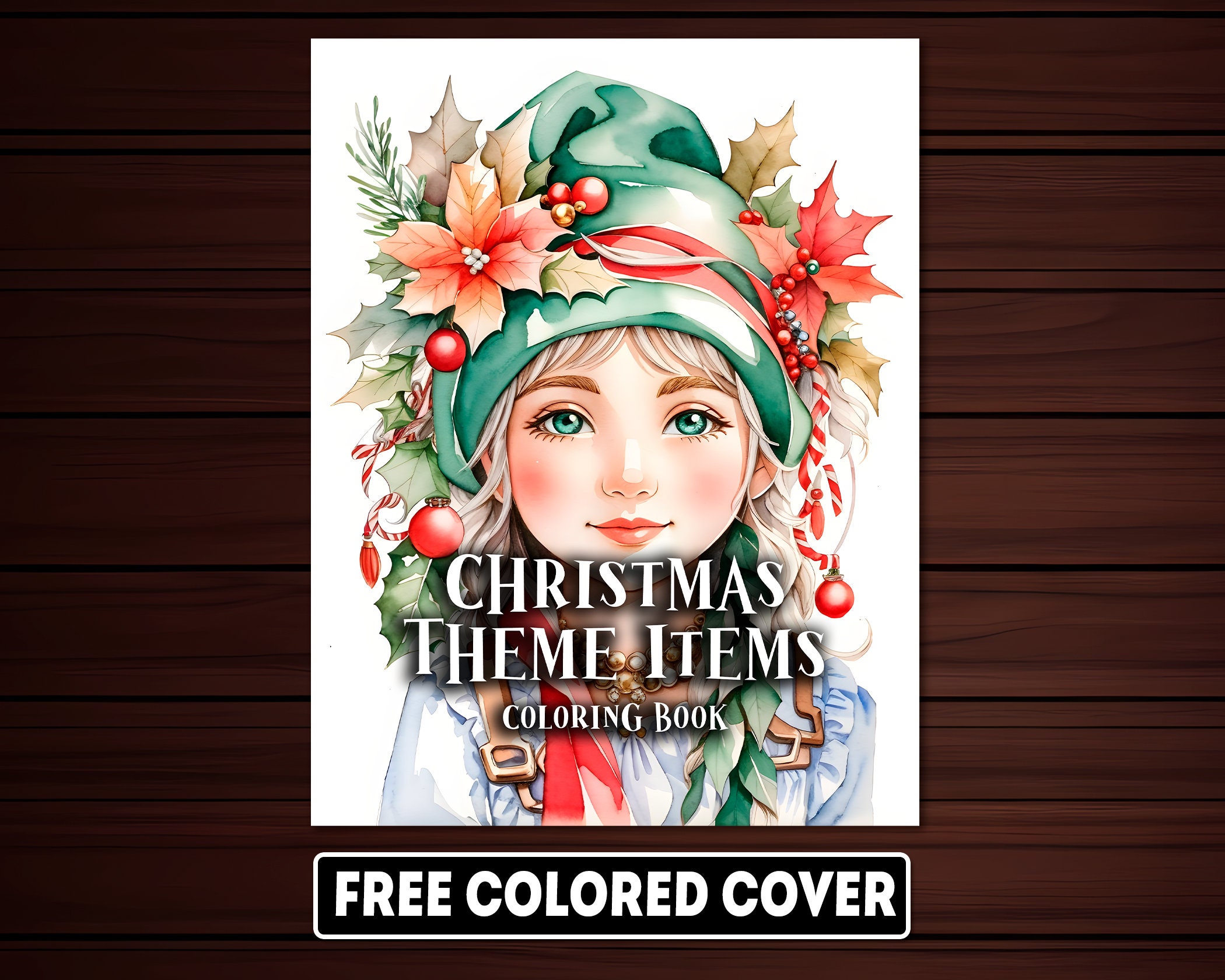 62 Printable Christmas Coloring Pages, Christmas Theme Items Coloring ...