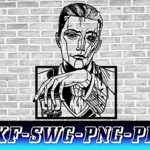 Arcane Silco Svg, Silco (Arcane) Dxf, League of Legends Dxf, Lol Svg, Silco (Arcane) Silhouette, Silco (Arcane), Instant digital download
