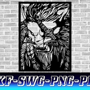Rengar Svg, Rengar Dxf, League of Legends Dxf, Lol Svg Cut File, Rengar Silhouette Template, Rengar, Instant digital download
