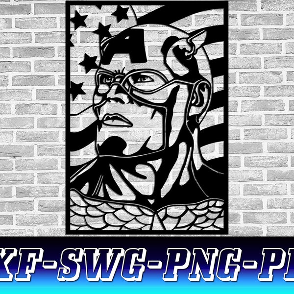 Captain America Svg Avengers Svg, svg dxf file, Captain America Png, Captain America Svg, Captain America Dxf, Instant Digital Download