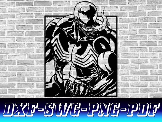 Venom SVG dxf file, Avengers Svg Cut File, Marvel Dxf, Venom Superhero Svg cutting files, Instant digital download