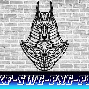 Anubis Svg, Anubis Dxf, Anubis Svg Cut File, Ancient God Anubis Svg, Anubis Egyptian God Of Death Tattoo, Instant digital download