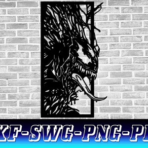Venom SVG dxf-bestand, Avengers Svg Cut File, Marvel Dxf, Venom Superhero Svg snijbestanden, Instant digitale download