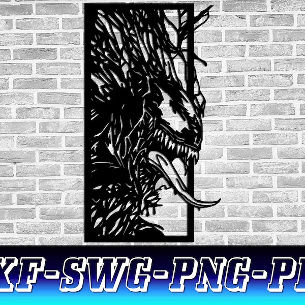 Venom SVG dxf file, Avengers Svg Cut File, Marvel Dxf, Venom Superhero Svg cutting files, Instant digital download