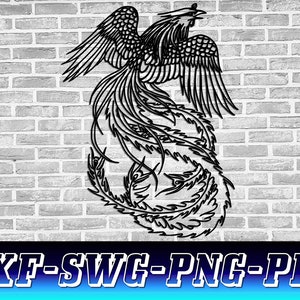 Phoenix Svg, Phoenix Clipart, Phoenix Svg Dxf cut files, Phoenix Cutfile, Phoenix Vector, Phoenix Bird Svg, Firebirds Svg Png Dxf
