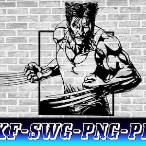 Wolverine SVG, X-Man Svg, Wolverine Xmen , Wolverine Laser cut For Cnc Laser Plasma, Logan Wolverine svg  digital vector, instant download