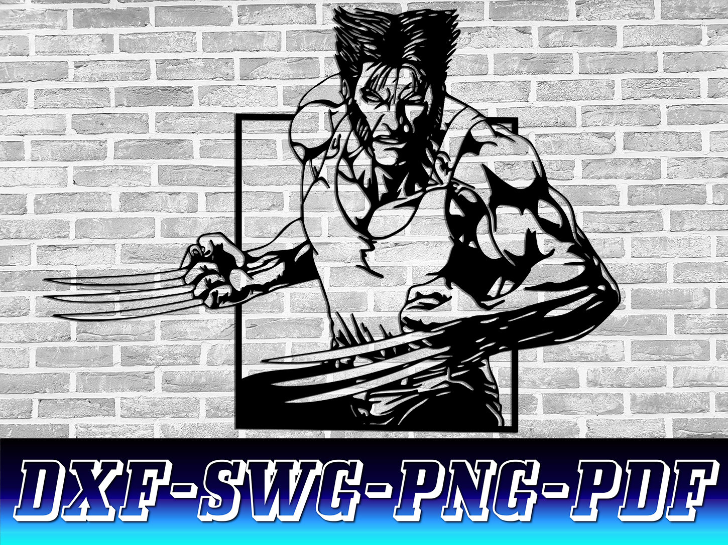 Wolverine SVG, Xman Svg, Wolverine Xmen , Wolverine Laser Cut for Cnc