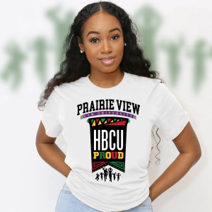 Prairie View A&M University HBCU Proud Cotton Blend Unisex Tee shirt Women&#39;s classic tee