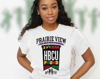 Prairie View A&M University HBCU Proud Cotton Blend Unisex Tee shirt Women&#39;s classic tee