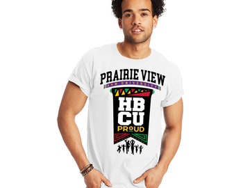 Prairie View A&M University HBCU Proud Cotton Blend Unisex Tee shirt Men&#39;s classic tee